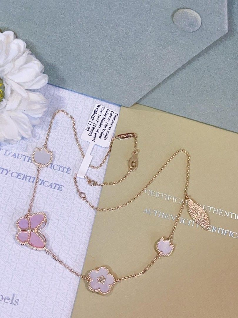 18k yg VCA necklace hk setting (Category: Luxury Accessories) located in Manila. Submitted by luxesparks (Listing ID 1461575933, Image 3). Description: .