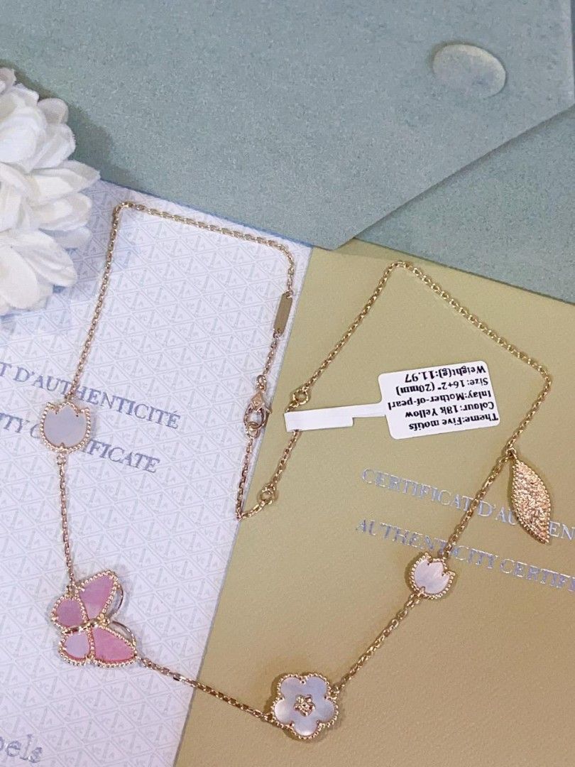 18k yg VCA necklace hk setting (Category: Luxury Accessories) located in Manila. Submitted by luxesparks (Listing ID 1461575933, Image 2). Description: .