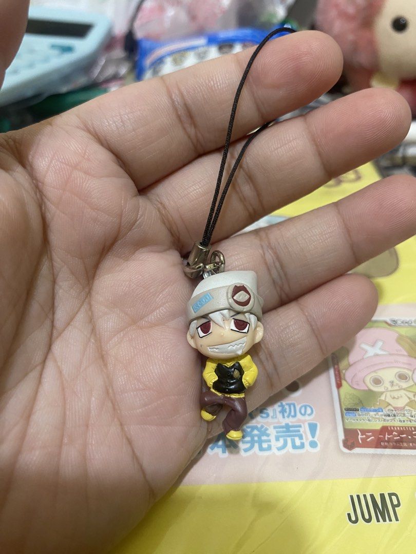 2008 Soul Eater Charm Keychain (Category: Character Goods) located in Imus. Submitted by mnmv23 (Listing ID 1461583904, Image 1). Description: - Cute Maka Albarn charm from the anime Soul Eater. - Comes with a strap and a secure metal clasp. - Ideal for anime enthusiasts and collectors. - Perfect for personalizing bags, backpacks, or keys..