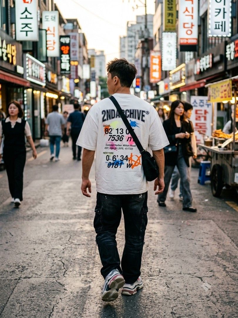 2nd archive new york tee (Category: Tshirts & Polo Shirts ) located in Cavite. Submitted by labbudds20 (Listing ID 1461693512, Image 1). Description: 2nd archive new york tee Korean street wear brand one size oversized heavy cotton armpit to armpit 24 inches length 28 inches excellent condition see pictures for details.