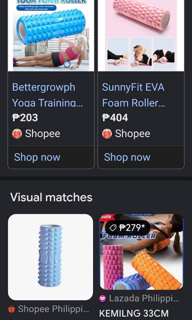 2X Foam roller for exercise pilates or yoga additional tool (Category: Exercise Mats) located in San Fernando. Submitted by shekinahglorysurplus (Listing ID 1461744116, Image 3). Description: NEW ARRIVAL🇯🇵🇯🇵🇯🇵 ✅2x Muscle Massage Foam Roller for muscle therapy ✅Can ba incorporate with Pilates and Yoga ✅ For Stroke or paralyze patients na need igalaw galaw ang paa- Very good for leg exercise 1 pcs Available - 33cm 🇯🇵200 pesos only ✅location