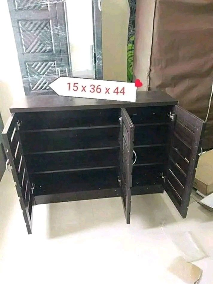 3 DOORS SHOE RACK CABINET (Category: Shelves, Cabinets & Racks) located in Manila. Submitted by maricel_10dorado (Listing ID 1461724140, Image 1). Description: Brand new item On hand stock Free assembly Ready to deliver Accept Bulk orders Cash on delivery Pm for past transaction 639649452374.