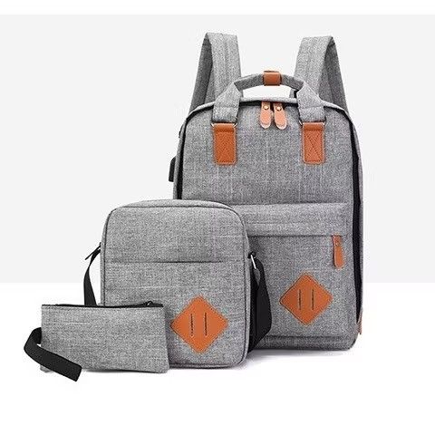 3in1 Backpack Grey (Category: Backpacks) located in Antipolo. Submitted by ms.marieyahs (Listing ID 1461600801, Image 1). Description: used twice rfs: di na magagamit 3in1 pero ung pinaka sling bag ang ginamit kaya may sign of usage, need i-sew but minimal. yung bag overall good since di halos na nagamit, as shown sa photo.. - can send more photos if needed. - lalamove shouldered by buyer.. - you may check my profile just in case may iba pang mag