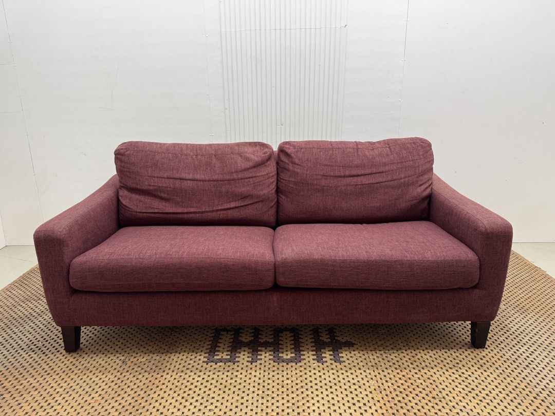 4 seater sofa (Category: Sofas) located in Quezon City. Submitted by matetdevis13 (Listing ID 1461794110, Image 2). Description: Modern Fabric 4-Seater Loveseat – Cozy & Stylish Price: 12,500 L70.5 x W32 x H31/17 In good condition Code MJS50-MJ432.