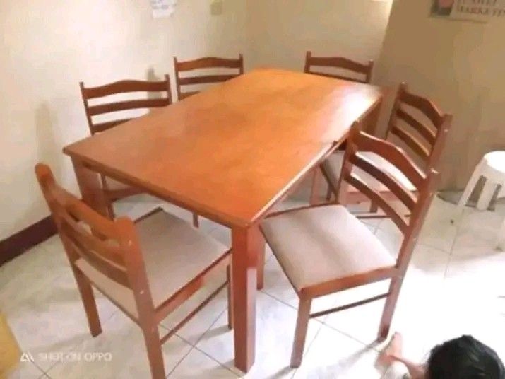 6 SEATER WITH TOP GLASS (Category: Tables & Sets) located in Manila. Submitted by maricel_10dorado (Listing ID 1461695824, Image 3). Description: Brand new item On hand stock Free assembly Ready to deliver Accept Bulk orders Cash on delivery Pm for past transaction 639649452374.