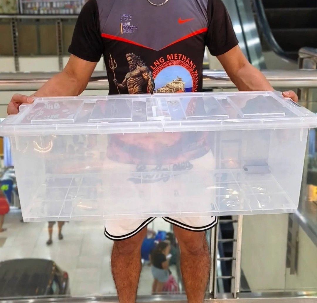 80L transparent underbed storage organizer (Category: Storage Boxes & Baskets) located in Manila. Submitted by lyfrancois14 (Listing ID 1461588294, Image 2). Description: .