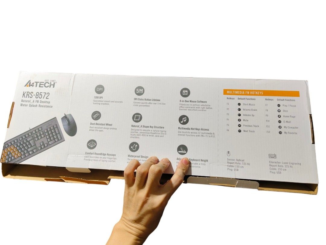 A4Tech Keyboard and mouse (Category: Computer Keyboard) located in Manila. Submitted by ligodliger50209 (Listing ID 1461645473, Image 2). Description: A4Tech Keyboard and Mouse No issue Ready to use ₱450 nalang Marikina meet up or pick up!.
