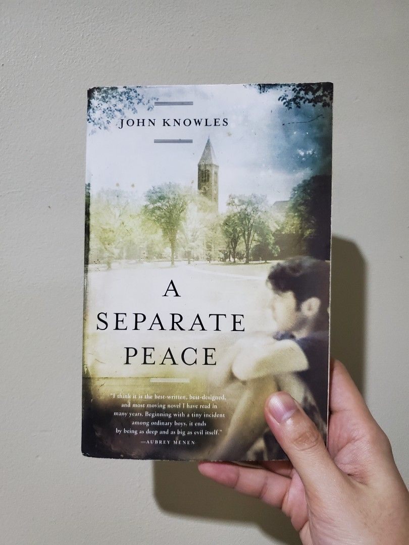 A Separate Peace by John Knowles (Category: Storybooks) located in Mandaluyong City. Submitted by wcstl (Listing ID 1461691029, Image 1). Description: Classic novel 'A Separate Peace' by John Knowles..