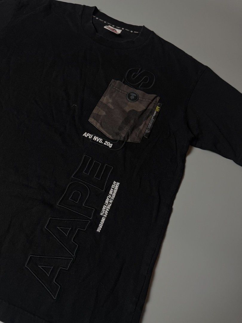 AAPE POCKET TEE (Category: Tshirts & Polo Shirts ) located in San Pedro. Submitted by jv_aman_ (Listing ID 1461767164, Image 1). Description: .