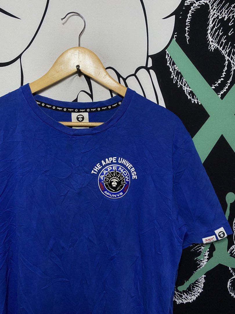 AAPE SHIRT 💙 (Category: Tshirts & Polo Shirts ) located in Tabaco. Submitted by goodyshit.9 (Listing ID 1461740017, Image 3). Description: AAPE SHIRT 💙 EXCELLENT CONDITION✅ NO ISSUE📌 FRESH FROM BALE KAYA MEDYO GUSOT👌 COLOR RATE 9.8/10 22/28 .