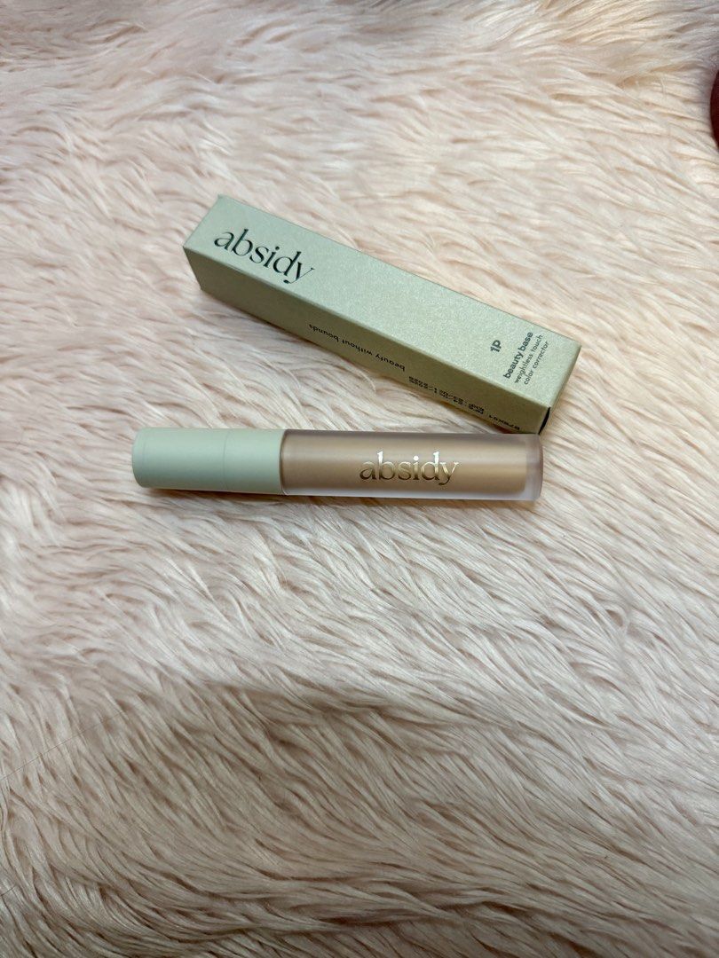 Absidy Beauty Base 1P Color Corrector (Category: Makeup) located in Antipolo. Submitted by amtngcngc (Listing ID 1461658947, Image 3). Description: - Absidy Beauty Base Weightless Touch Color Corrector - Shade: 1P - Function: Color corrector - Benefit: Evens out skin tone - Condition: Comes in original packaging - Formula: Lightweight.