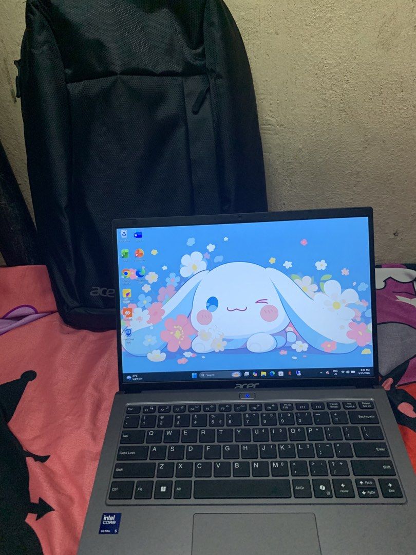 Acer Aspire Go 14 (Category: Other Gadgets) located in Bulacan. Submitted by sherina_o (Listing ID 1461779675, Image 1). Description: Acer Aspire Go 14 - 1 Month Old | Like New | ₱25,000 Selling my Acer Aspire Go 14. Bought August 2026 Price: ₱25,000 [Slightly negotiable] SRP: ₱33,000 Reason for selling: [need cash] Specs: Processor: [Intel core ultra 5] RAM: [8GB DDR5] Storage: [512GB SSD] Display: 14" FHD IPS Battery: Still 100% health OS: Wind