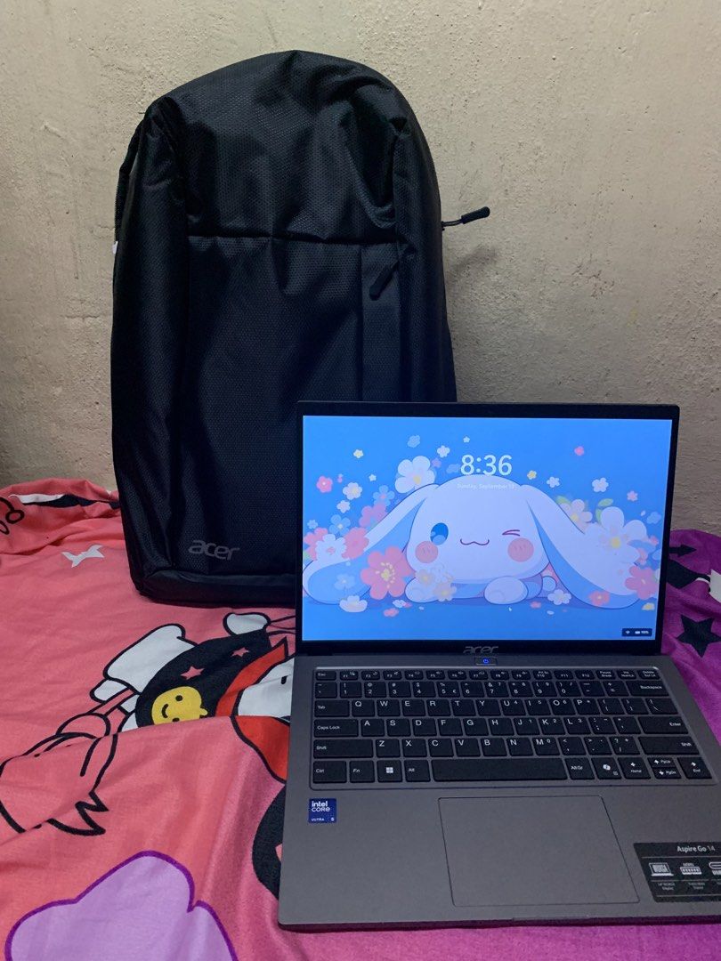 Acer Aspire Go 14 (Category: Other Gadgets) located in Bulacan. Submitted by sherina_o (Listing ID 1461779675, Image 2). Description: Acer Aspire Go 14 - 1 Month Old | Like New | ₱25,000 Selling my Acer Aspire Go 14. Bought August 2026 Price: ₱25,000 [Slightly negotiable] SRP: ₱33,000 Reason for selling: [need cash] Specs: Processor: [Intel core ultra 5] RAM: [8GB DDR5] Storage: [512GB SSD] Display: 14" FHD IPS Battery: Still 100% health OS: Wind