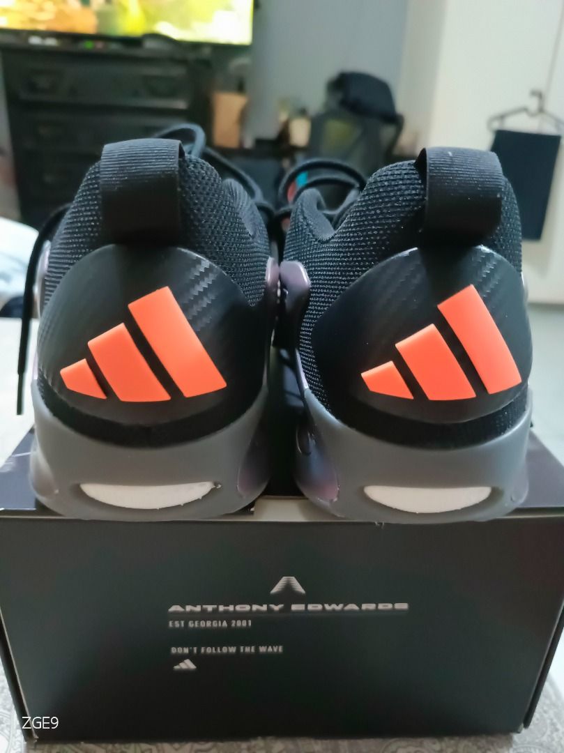Adidas Anthony Edwards 1 Low (Category: Sneakers) located in Caloocan City. Submitted by zerokoool9-98555 (Listing ID 1461598664, Image 3). Description: AE 1 Low “Iron Sharpen Iron” - Size: 11 us Mens - Brandnew / Complete - ₱ 5,500 Only 📍 Town and Country Lower Antipolo 📩 DM for info Lalamove care of buyer.