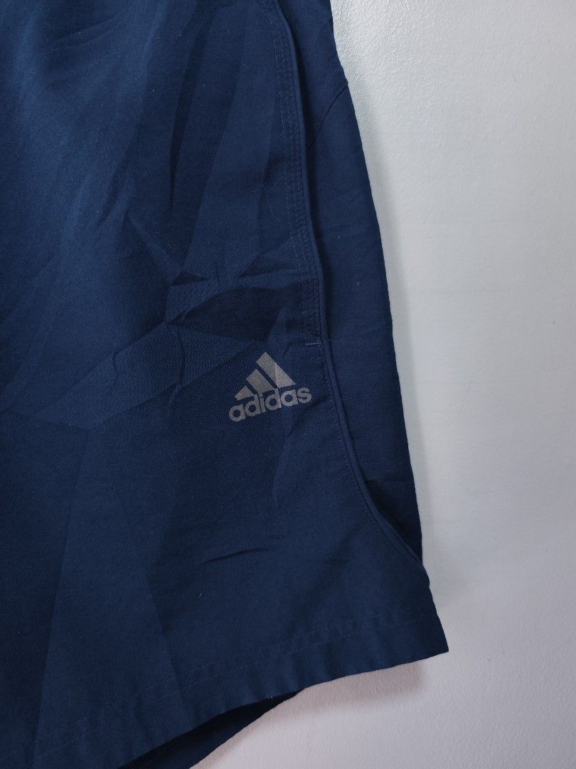 Adidas Blue Drift Shorts (Category: Shorts) located in Bulacan. Submitted by emilj23 (Listing ID 1461689148, Image 2). Description: Adidas Blue Drift Shorts Size M on tag L 16 W 32-36 Leg Hole 11.5 Condition 9.5/10 Color rate 9.5/10 No Issue.