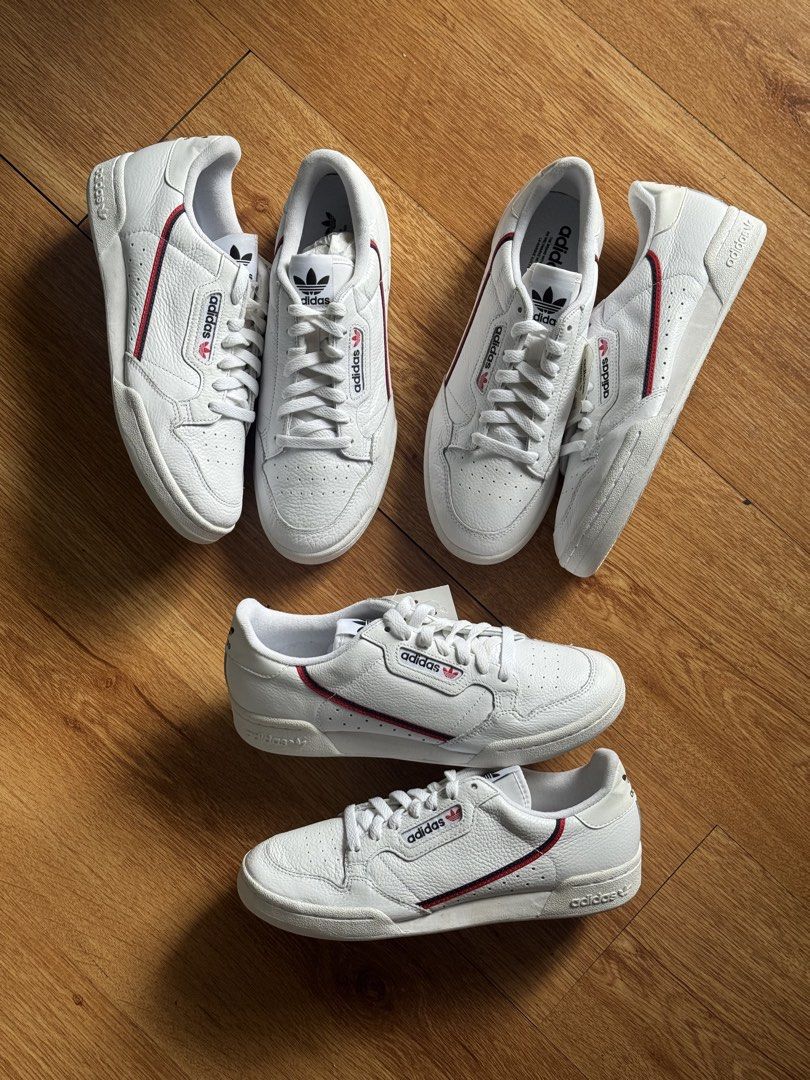 adidas Continental 80 Cloud White Size 8, 9, and 10 (Category: Casual Shoes) located in Manila. Submitted by nikkoe (Listing ID 1461571244, Image 1). Description: Authentic Brand new Complete with box and tags Available sizes: US 8 US 9 US 10 Meetups in BGC or shipping via LBC .