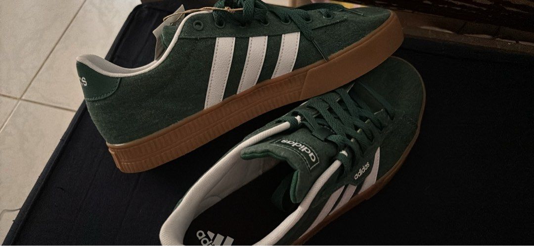 Adidas Daily 3.0 Green (Category: Sneakers) located in Las Pinas. Submitted by lmm27 (Listing ID 1461612385, Image 3). Description: - Brand new Adidas Daily 3.0 sneakers - Color: Dark Green - US Men Size 9.5 - No shoe box included - Bought from US.
