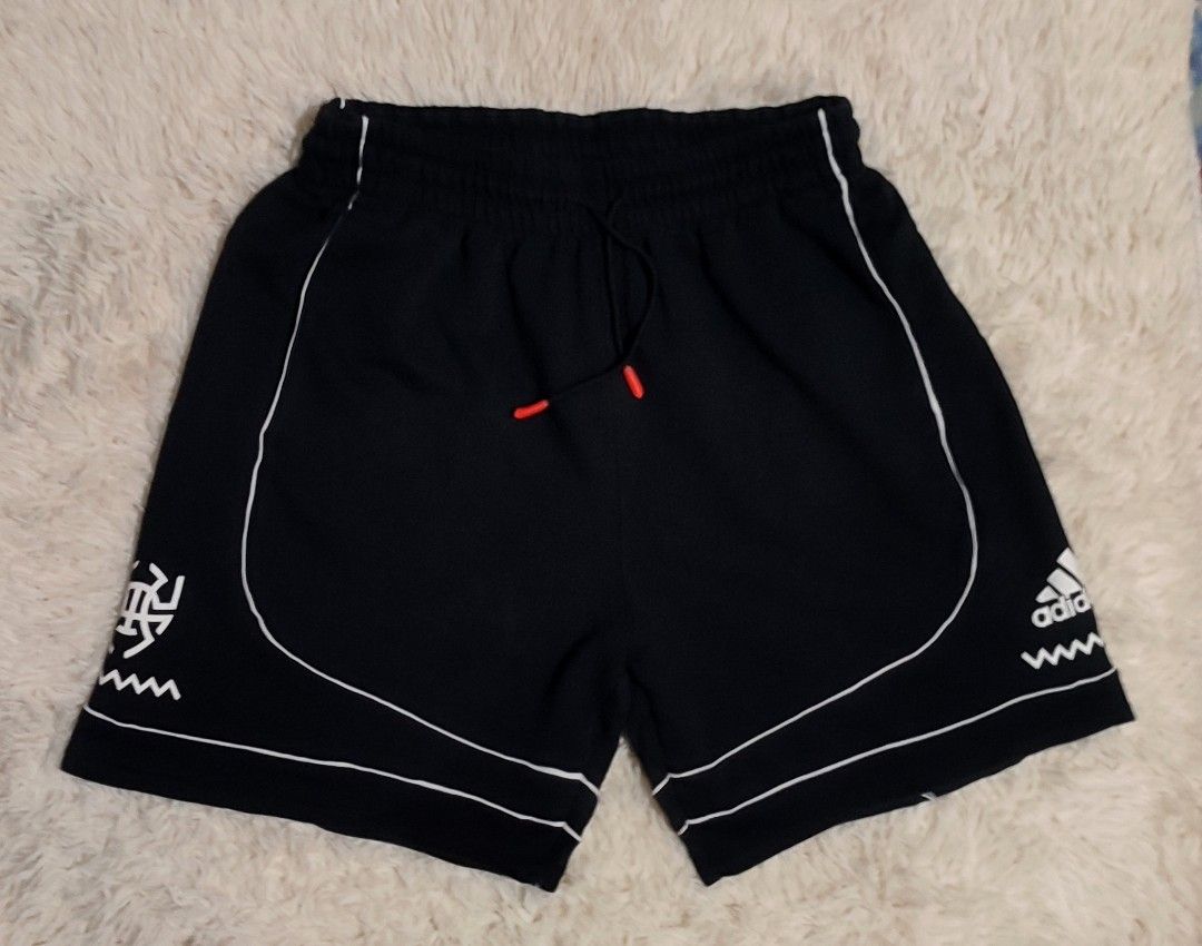 Adidas DM CU Sweat Short (Category: Shorts) located in Solano. Submitted by johnpaulsanmiguel (Listing ID 1461728881, Image 3). Description: Waist 32-34 Length 19 Good excellent No flaws 9.8/10 Authentic.