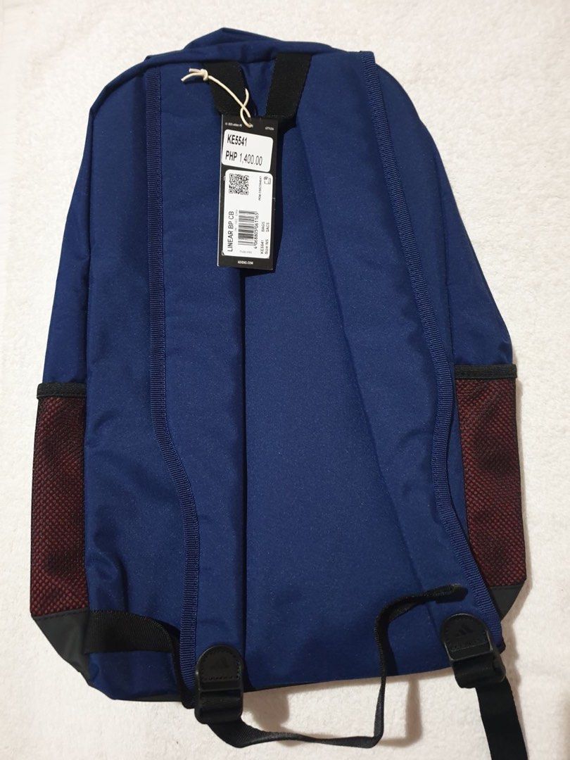 Adidas Lifestyle Linear Backpack Colorblock (Category: Backpacks) located in Las Pinas. Submitted by epitome.mnl (Listing ID 1461661169, Image 2). Description: 💎Brand New with tag 💎Adidas 💎Size 22L 💎SRP 1400 💎All items 100% original 📌MOP GCASH or BDO 📌SF Shouldered by the buyer 📌Lalamove/Grab (via sched) 📌Flash / Gogo Express Provincial 80-240 📌Meetups: Las Pinas/Alabang/Laguna via schedule.