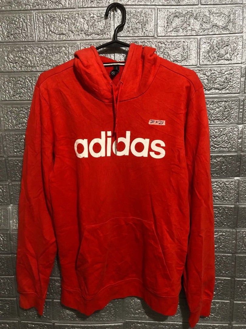 Adidas Script Hoodie (Category: Coats, Jackets and Outerwear) located in Manila. Submitted by wildshark-33d3 (Listing ID 1461712801, Image 1). Description: Authentic Excellent condition Size Large to xl women No issue.