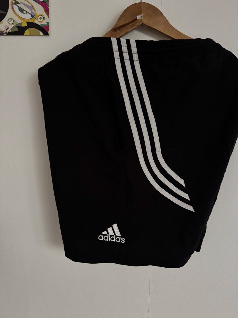 Adidas Shorts (Category: Shorts) located in Santa Rosa. Submitted by southkid.vintage (Listing ID 1461618421, Image 2). Description: Size: XL Dimensions: 18 L 12 Thigh 38 - 40 Waistline Condition: Good color may vary due to lighting feel free to inquire.
