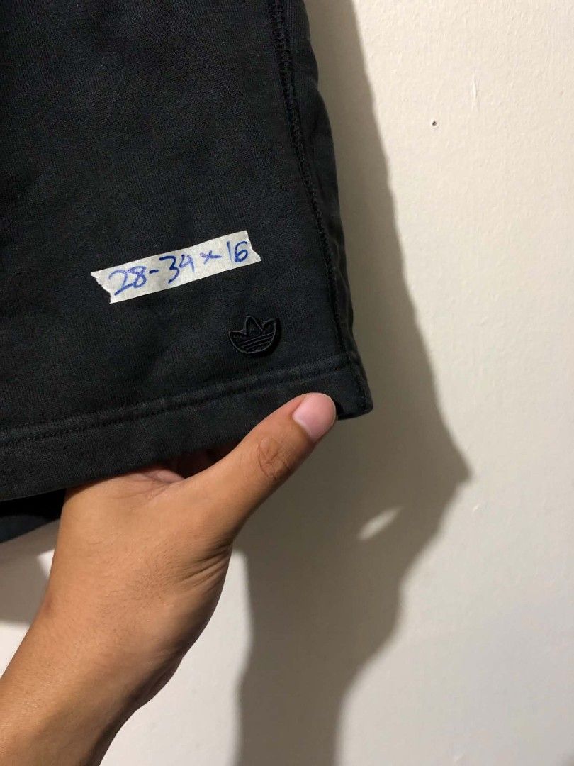 Adidas Triple Black Sweatshort (Category: Shorts) located in Manila. Submitted by wildshark-33d3 (Listing ID 1461679847, Image 2). Description: Authentic Excellent condition No issue.