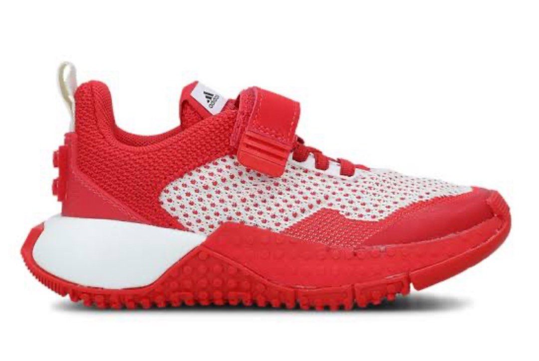 Adidas X LEGO Shoes (Category: Babies & Kids Fashion) located in Paranaque City. Submitted by nurseviiij60533 (Listing ID 1461620188, Image 2). Description: ADIDAS x LEGO shoes Brick inspired Color:Red / White bricks Size: US: 12 1/2K / UK 12 / 18.3 cm Good condition and lightly used, needs cleaning to freshen it up. Comes with the original Adidas x Lego box.