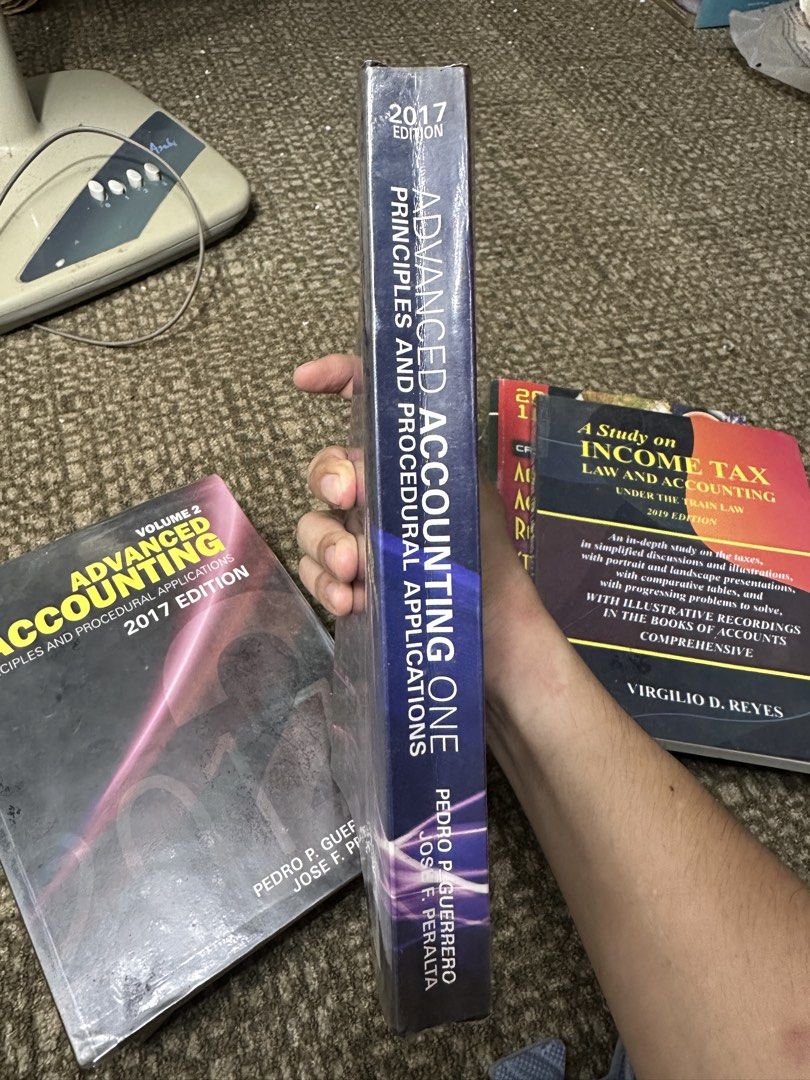 Advanced Accounting Vol 1 & 2 by Guerrero & Peralta (2017) (Category: Textbooks) located in Antipolo. Submitted by louismanalo (Listing ID 1461690959, Image 2). Description: - Advanced Accounting Volume 1 & Volume 2 - 2017 Edition by Pedro P. Guerrero and Jose F. Peralta - Covers Principles and Procedural Applications - Perfect for accounting students - Volumes 1-2 - originally bought at national bookstore - 100 each .