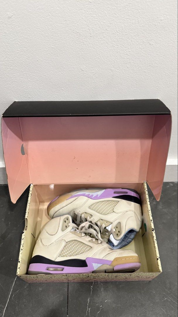 Air Jordan 5 Retro Sail Dj Khaled (Category: Sneakers) located in Pasig City. Submitted by joztselling (Listing ID 1461597528, Image 3). Description: .