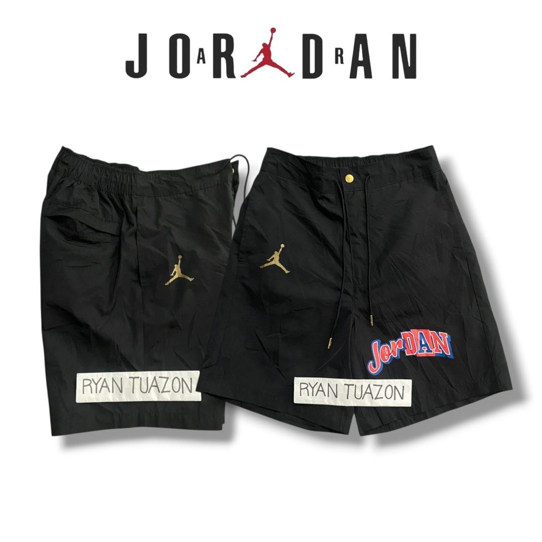 Air Jordan Woven Shorts (Category: Shorts) located in Lubao. Submitted by thriftlangph (Listing ID 1461761637, Image 1). Description: 🏷️P999 Air Jordan Woven Shorts 26 to 32W x 18.5L 12 leg opening 9.8/10 color rate Excellent No issue.