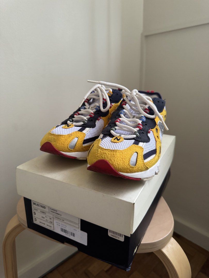 ALD New Balance 827 (Category: Sneakers) located in Quezon City. Submitted by raremountain.19d94e (Listing ID 1461792843, Image 2). Description: With box & extra laces. No sole seps. Add shipping fee. .