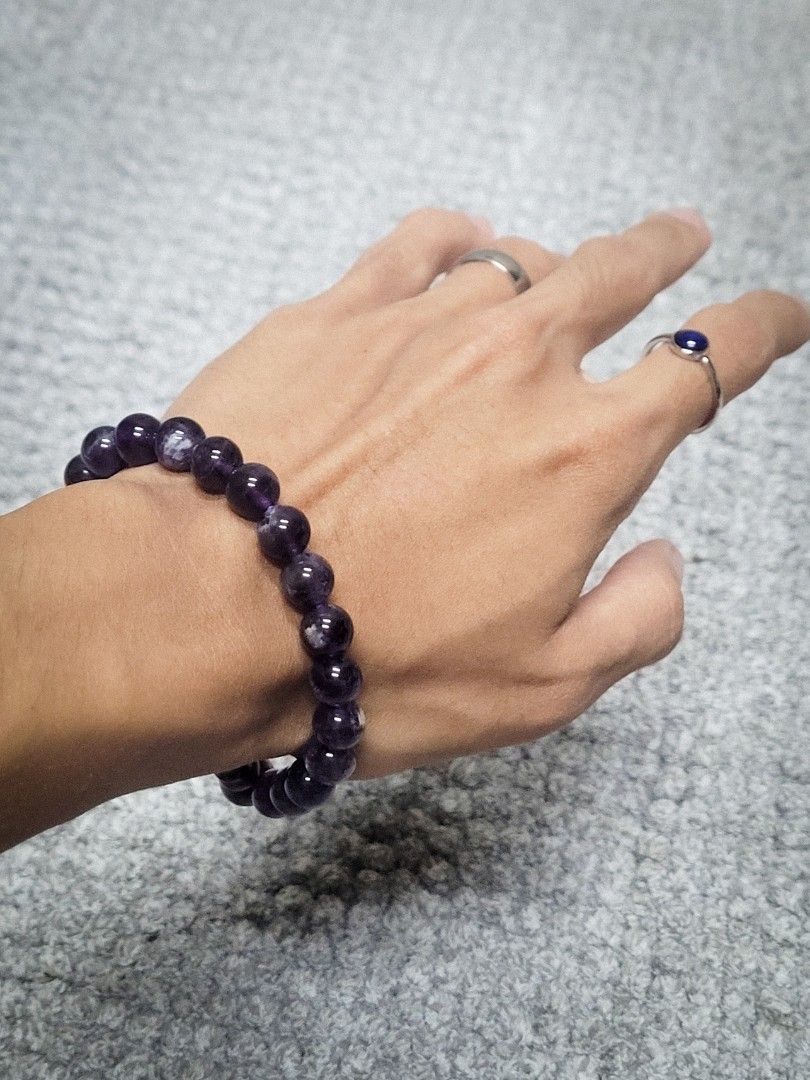 Amethyst Stretch Bracelet (Category: Bracelets) located in Morong. Submitted by chiccollectiveph (Listing ID 1461783511, Image 2). Description: .