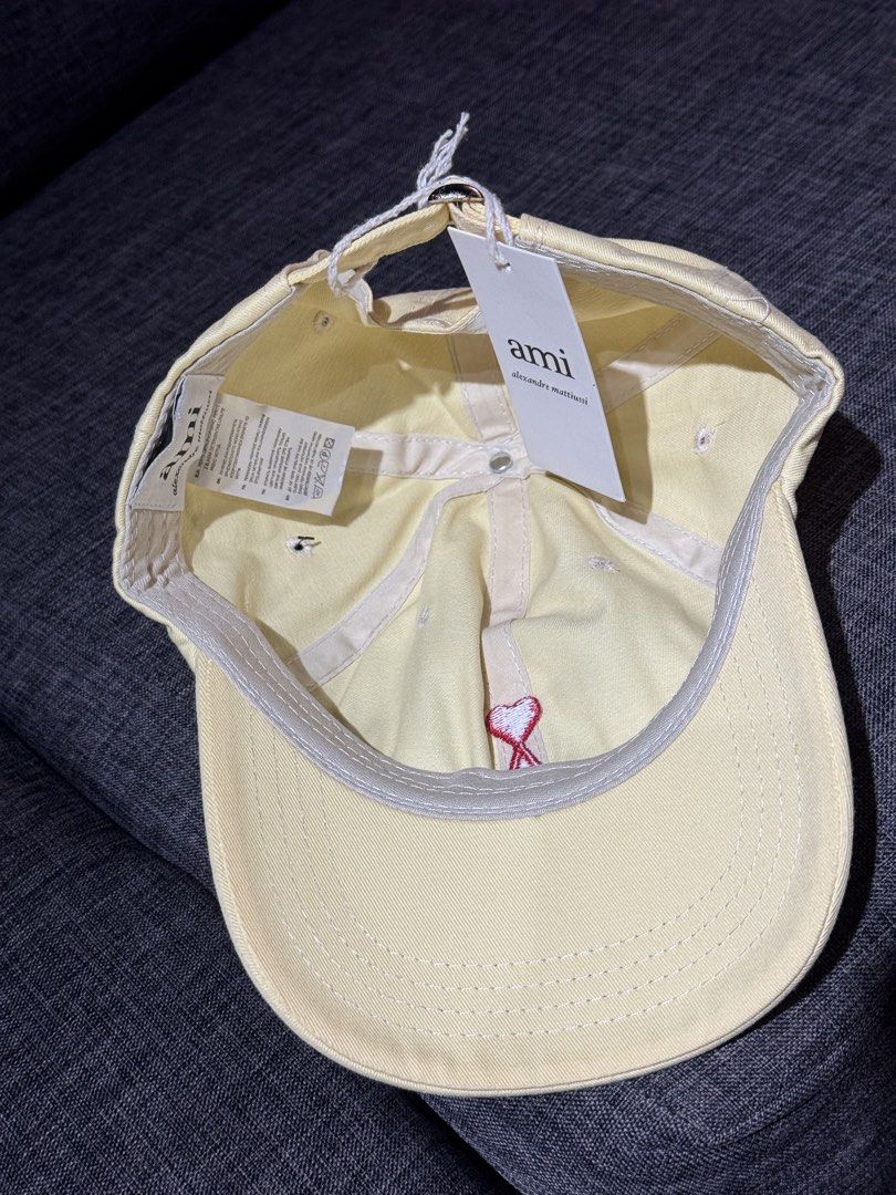 Ami Cap yellow (Category: Caps & Hats) located in Cavite. Submitted by wsaleclub (Listing ID 1461664241, Image 2). Description: Ami Cap in yellow Reps only 350 plus sf.