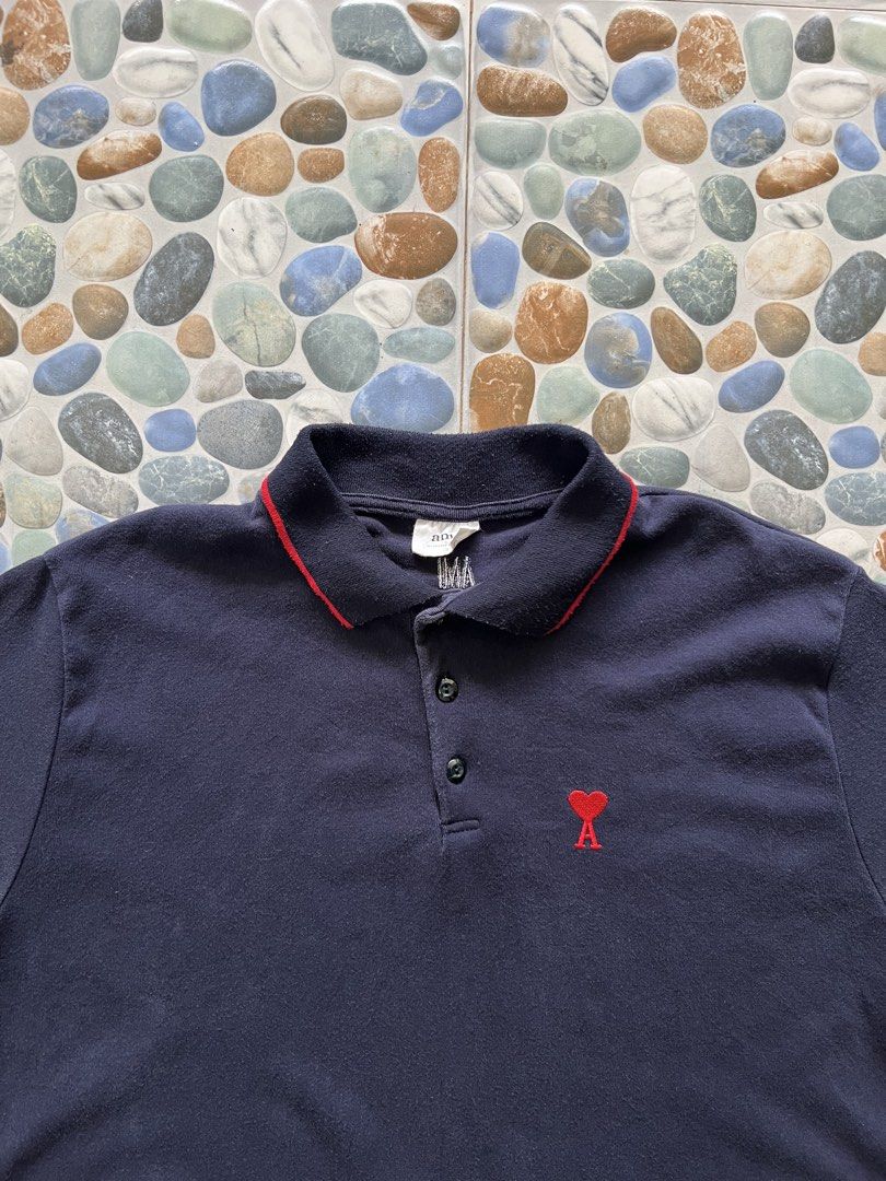 Ami Polo shirt (Category: Tshirts & Polo Shirts ) located in Manticao. Submitted by flipwithdave (Listing ID 1461796930, Image 2). Description: Ami Polo🔥 GOOD CONDITION✅ COLOR 8.9/10✅ WITH TAGS ✅ Dimes: L29 W21.5 PRICE:📩 PM na mga bossing📍‼️ IG: flip_with_dave FB: Flip With Dave Carousell: Flip with dave LOCATION: MINDANAO MOP: GCASH 📲 COURIER: J&T🚚 Pay first before delivery 📱 Strictly no cancelation ‼️ No refunds/ returns of items‼️ #flipw