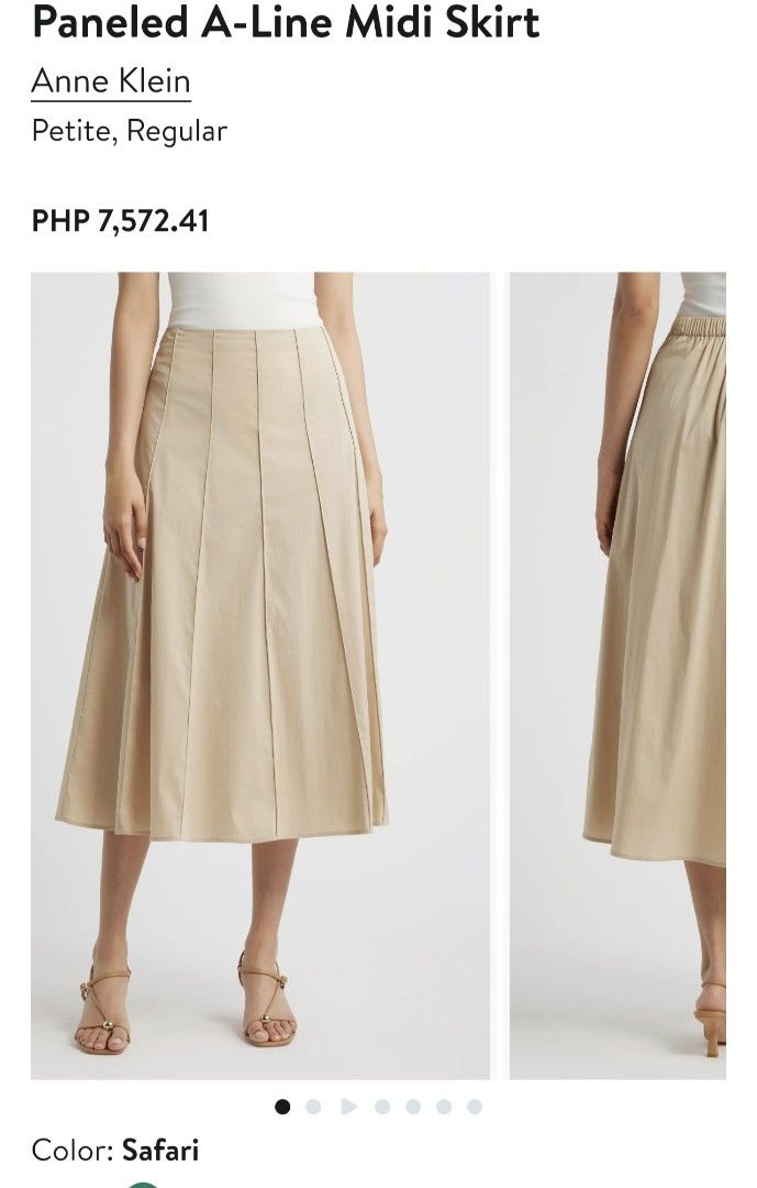 Anne klein paneled A-line skirt (Category: Skirts) located in General Mariano Alvarez. Submitted by plussize_republic (Listing ID 1461767882, Image 2). Description: brand new without hangtag wrinkled due to storage best fit to 3x - 4x.