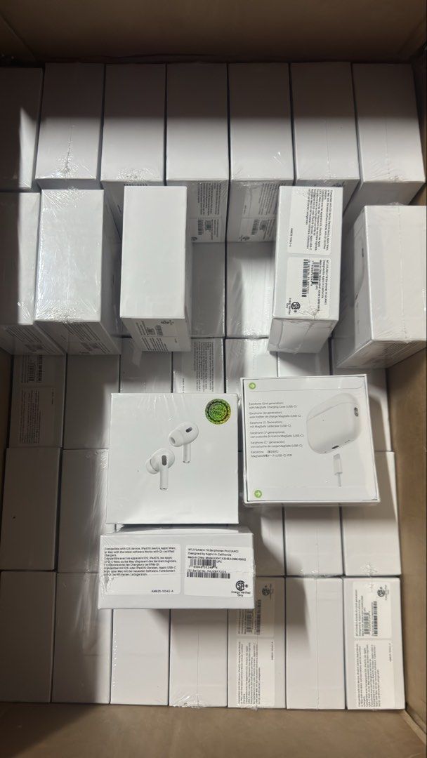 Apple AirPods Pro (2nd generation) (Category: Earphones) located in Manila. Submitted by jack_deals (Listing ID 1461697359, Image 1). Description: - Brand New & Sealed Apple AirPods Pro (2nd Generation) - Includes Charging Case - USB-C to Lightning Cable Included - Extra Ear Tips for a Perfect Fit - Superior Sound Quality - Advanced Noise Cancellation.