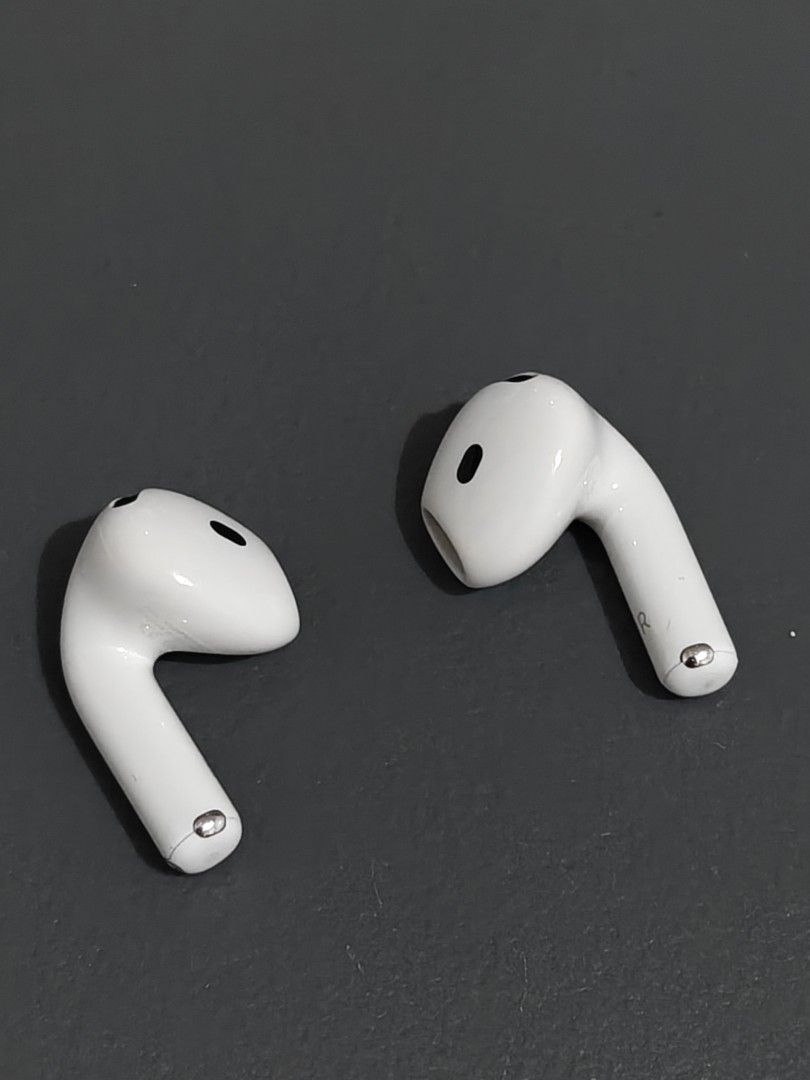 Apple AirPods Pro (Left & Right Earbuds) (Category: Earphones) located in Manila. Submitted by chris.chua13 (Listing ID 1461758465, Image 2). Description: - Apple AirPods Pro (Left & Right Earbuds) - Minor scuffs visible on stems - Tested and fully functional with box - **Important:** Charging case NOT included ₱2,500 each .