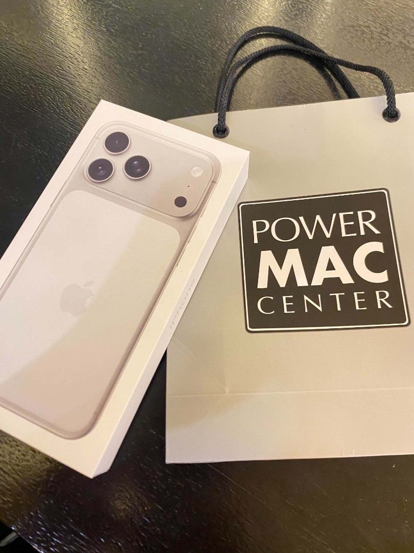 Apple iPhone 17 Pro Max (Category: iPhone 17 Series) located in Pateros City. Submitted by iamyelicious (Listing ID 1461794027, Image 1). Description: - Apple iPhone 17 Pro Max - Original box included - Purchased from Power Mac Center.