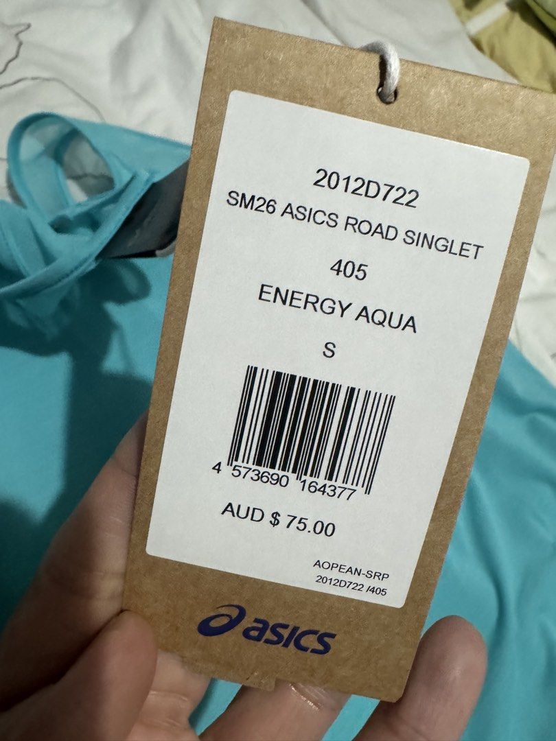 BRAND NEW ASICS SYDNEY MARATHON SINGLET (Category: Blouses) located in Cainta. Submitted by jayequerubin (Listing ID 1461567367, Image 3). Description: BRAND NEW WITH TAG ASICS SYDNEY MARATHON SINGLET SIZE SMALL.