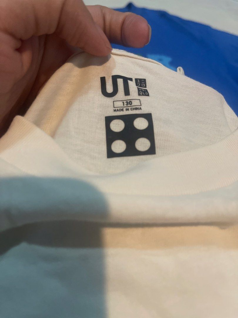 Assorted Uniqlo Lego Tops for Boy size 130 (Category: Babies & Kids Fashion) located in Muntinlupa City. Submitted by kibscollection03 (Listing ID 1461669591, Image 3). Description: for take all only Lego black Master Builder Blue Blocks Beige.