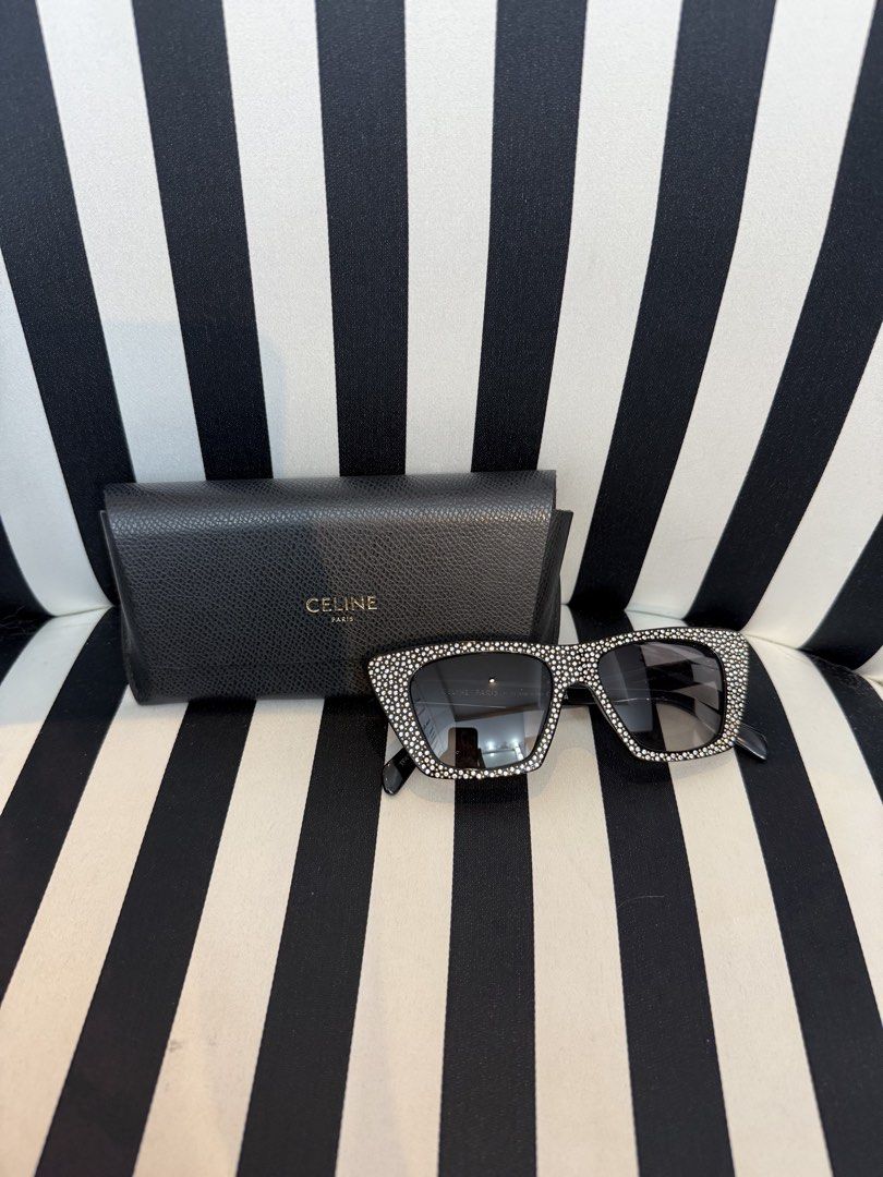 Authentic Celine Bedazzled Sunglasses (Category: Sunglasses & Eyewear) located in Quezon City. Submitted by kristinascl0set (Listing ID 1461771708, Image 1). Description: Originally bought & sold for Php 50,000+.
