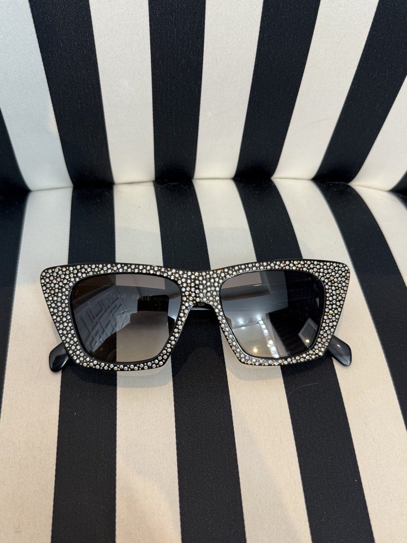 Authentic Celine Bedazzled Sunglasses (Category: Sunglasses & Eyewear) located in Quezon City. Submitted by kristinascl0set (Listing ID 1461771708, Image 2). Description: Originally bought & sold for Php 50,000+.