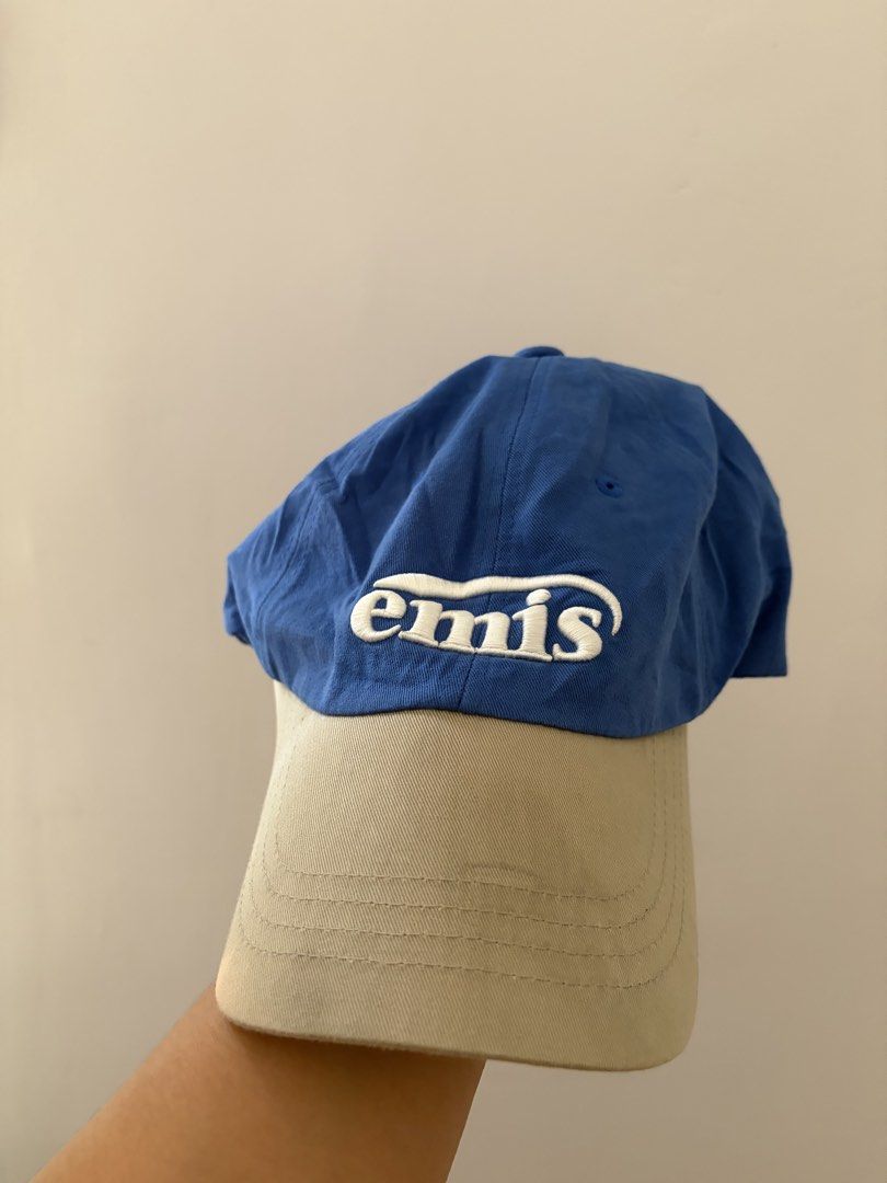 Authentic Emis Cap (Category: Caps & Hats) located in Cebu City. Submitted by irajacoco (Listing ID 1461629733, Image 1). Description: Authentic EMIS cap in blue. Still in good condition, but has some minor flaws/signs of use. Please check photos for the actual condition..