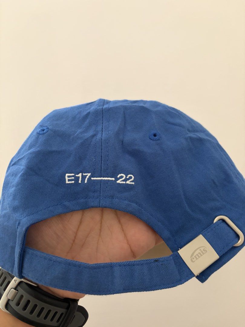 Authentic Emis Cap (Category: Caps & Hats) located in Cebu City. Submitted by irajacoco (Listing ID 1461629733, Image 3). Description: Authentic EMIS cap in blue. Still in good condition, but has some minor flaws/signs of use. Please check photos for the actual condition..