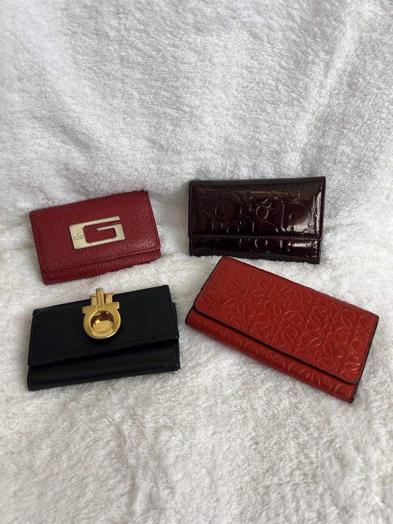 AUTHENTIC KEY CASE (Category: Luxury Bags & Wallets) located in Cavite. Submitted by charmscloset888 (Listing ID 1461596454, Image 2). Description: Gucci ✅ Very Good; missing 1 hook PHP 3K LOEWE ✅Very Good; PHP 4500 DIOR ✅Good; Missing 1 hook, PHP 3k SALVATORE ‼️FREE ITEM FOR TAKE ALL‼️.