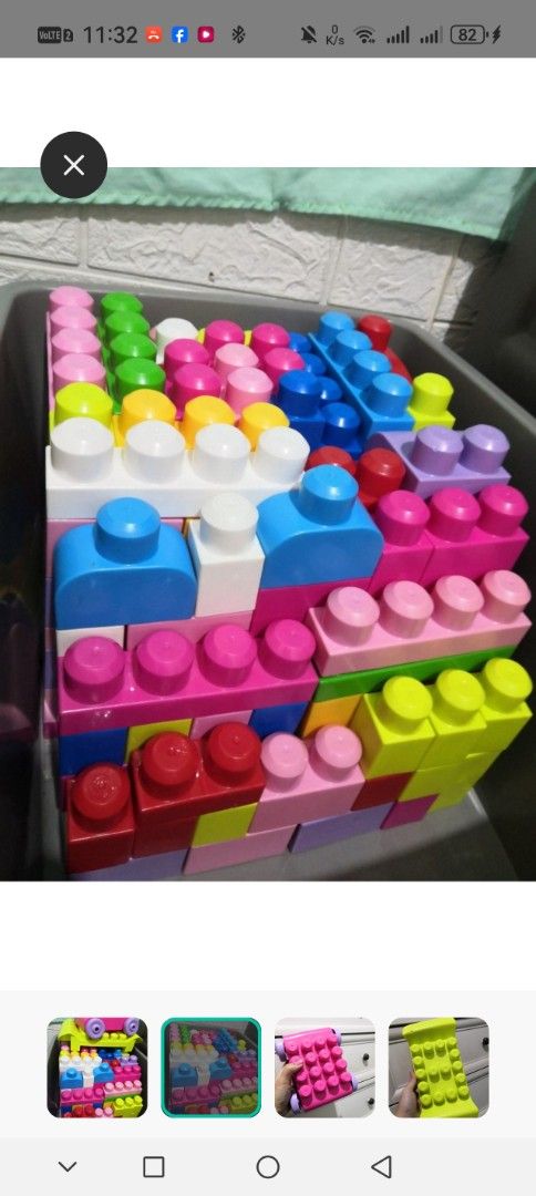 Authentic Mega Bloks Building Blocks more or less 200 pcs (Category: Lego & Building Sets) located in Cabanatuan. Submitted by saffy17 (Listing ID 1461587845, Image 2). Description: - more or less 200 pcs Authenric Mega Bloks for endless building fun. - Includes a special car top piece. - Great for kids' playtime and sensory exploration. .