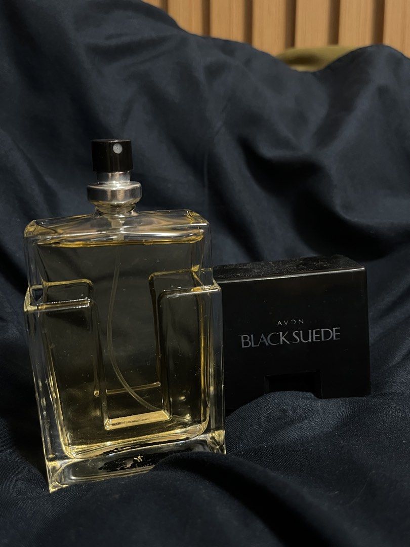 Avon Black Suede Eau de Cologne for Men (Category: Fragrance & Deodorants) located in Manila. Submitted by _ljsells (Listing ID 1461744959, Image 2). Description: Brand: Avon Fragrance Line: Black Suede Size: 100ml.
