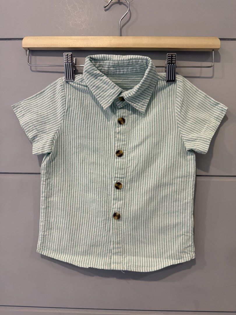 BABY BOY MINT GREEN POLO (9m) (Category: Babies & Kids Fashion) located in Lipa City. Submitted by upcycle_alley (Listing ID 1461680002, Image 1). Description: .