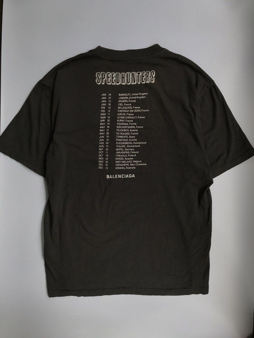 BALENCIAGA SPEEDHUNTERS SHIRT (Category: Tshirts & Polo Shirts ) located in Aurora. Submitted by thrillthriftfinds123 (Listing ID 1461617735, Image 3). Description: BALENCIAGA SPEEDHUNTERS SHIRT SIZE LARGE TO XL FADED NA GUYS 9 COLOR RATE .