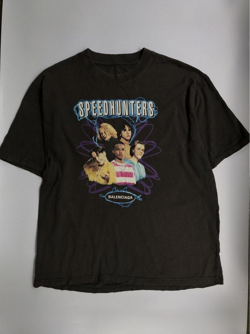 BALENCIAGA SPEEDHUNTERS SHIRT (Category: Tshirts & Polo Shirts ) located in Aurora. Submitted by thrillthriftfinds123 (Listing ID 1461617735, Image 1). Description: BALENCIAGA SPEEDHUNTERS SHIRT SIZE LARGE TO XL FADED NA GUYS 9 COLOR RATE .